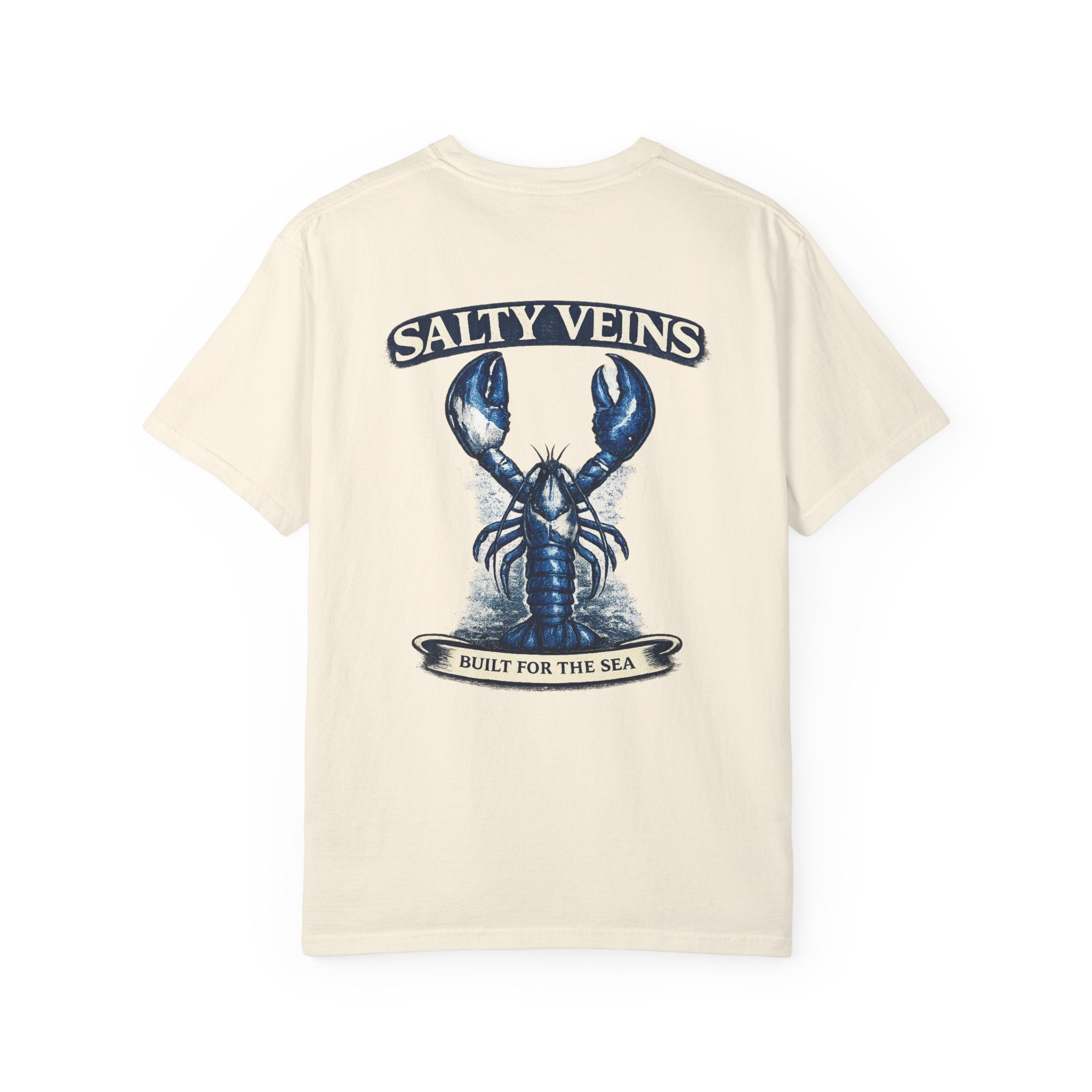 Salty Veins Blue Lobster Tee