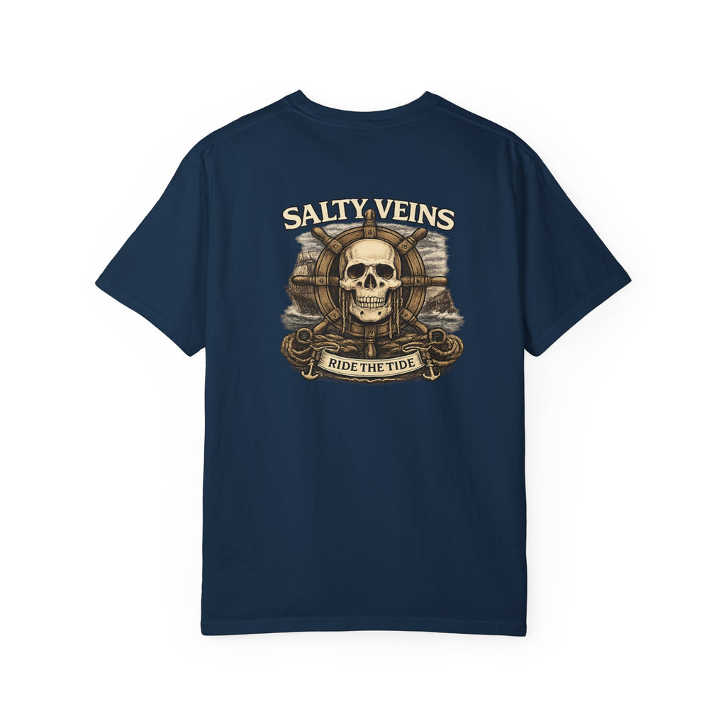 T-shirt Crâne & Casque Salty Veins