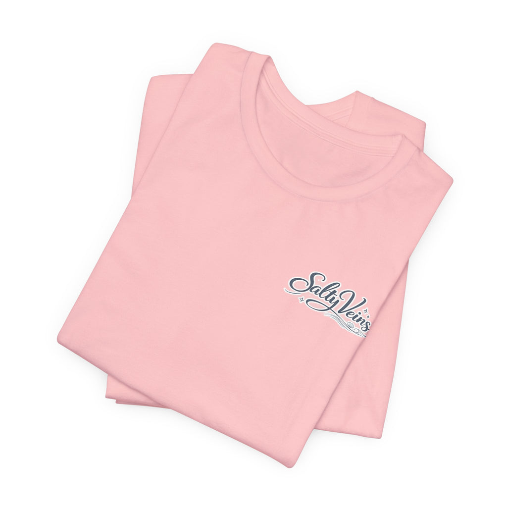 Salty Veins Beach Tee — Surf Graphic Short Sleeve Tee