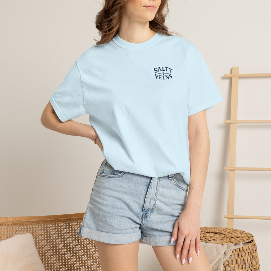 Salty Veins Off the Clock Tee