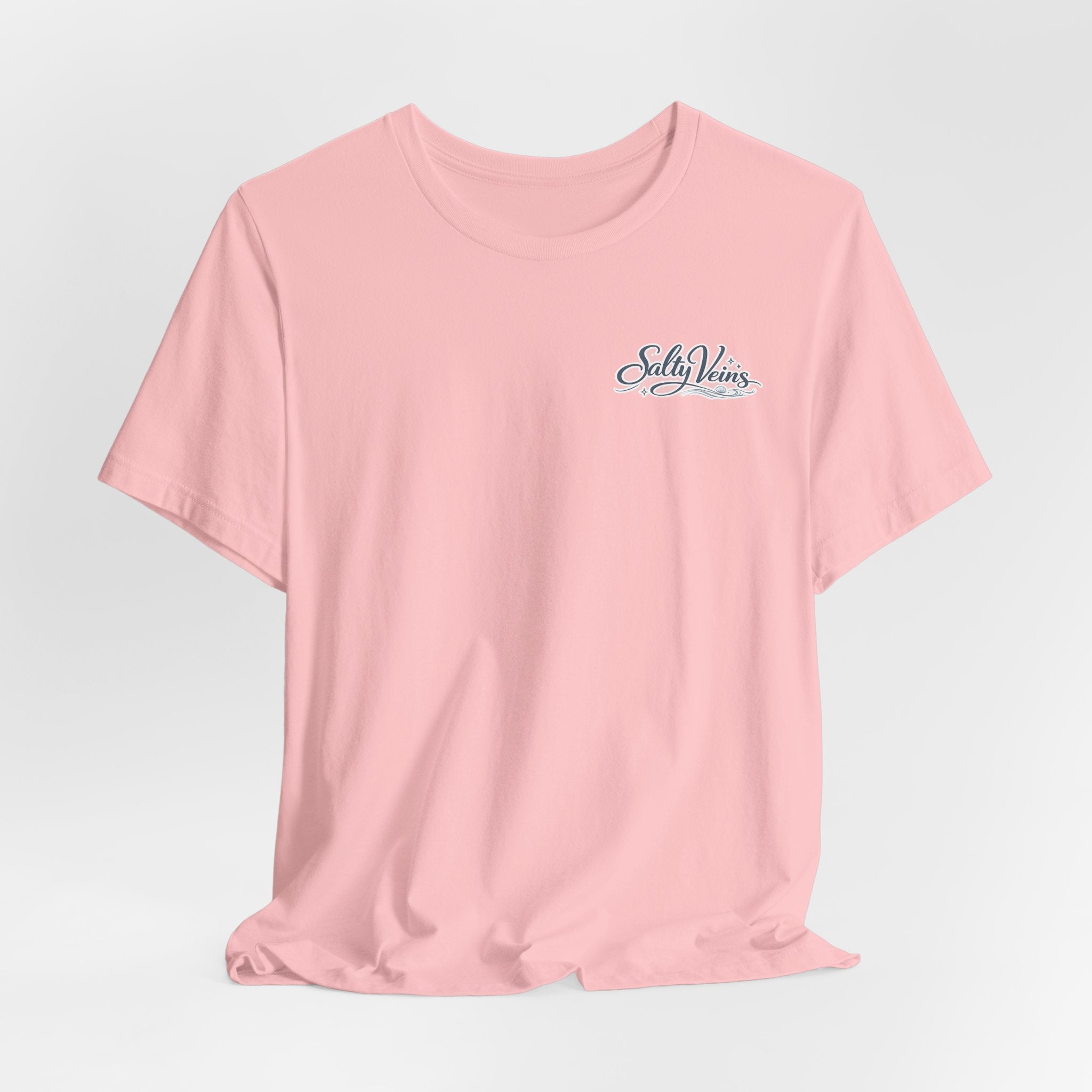 Salty Veins Beach Tee — Surf Graphic Short Sleeve Tee