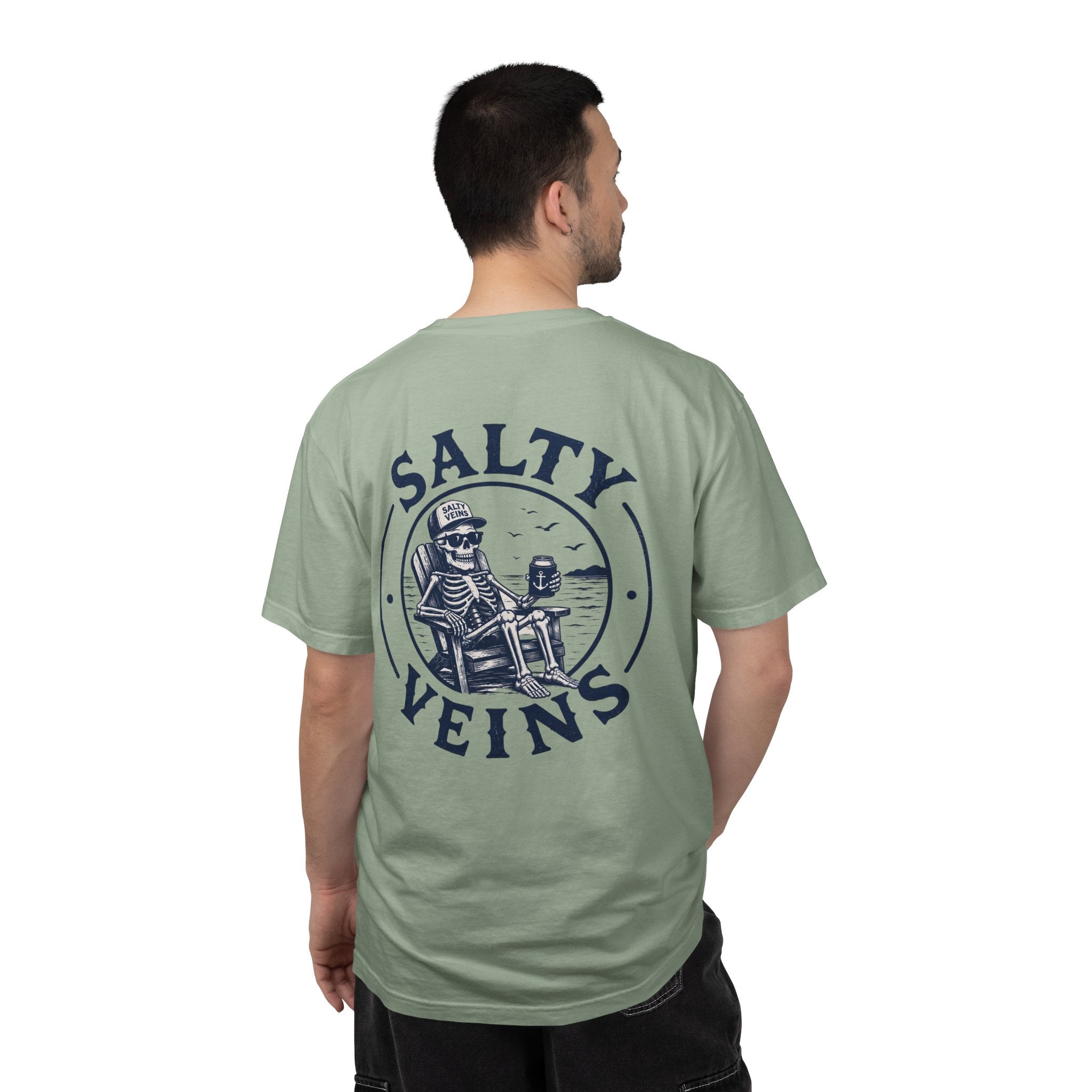 Salty Veins Off the Clock Tee