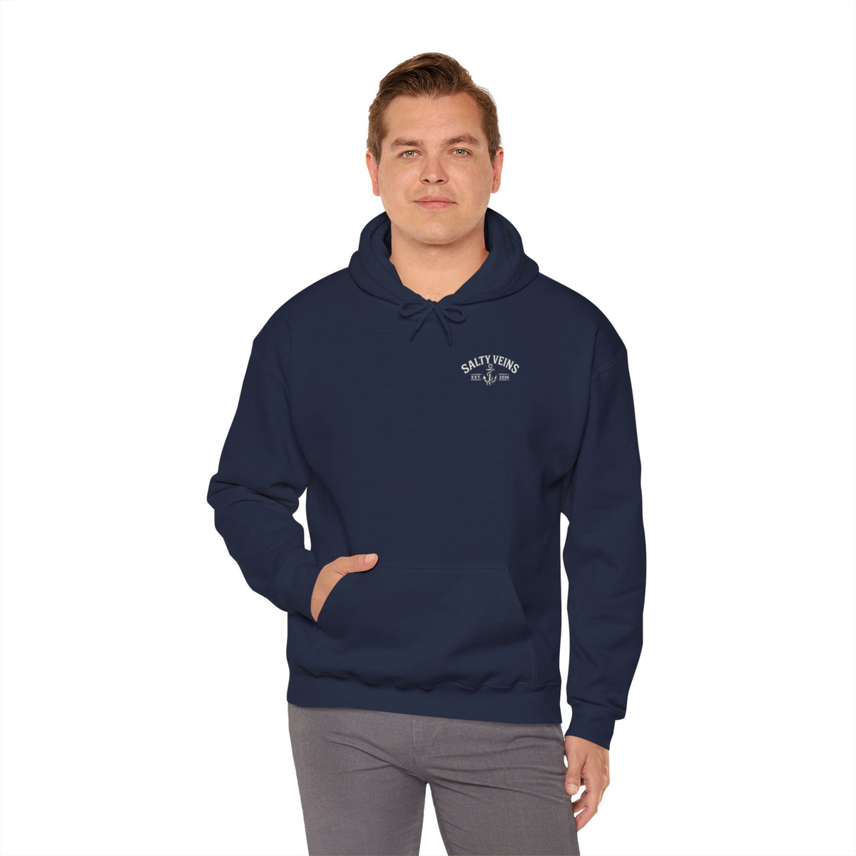 Salty Veins Support Local Fishermen Hoodie