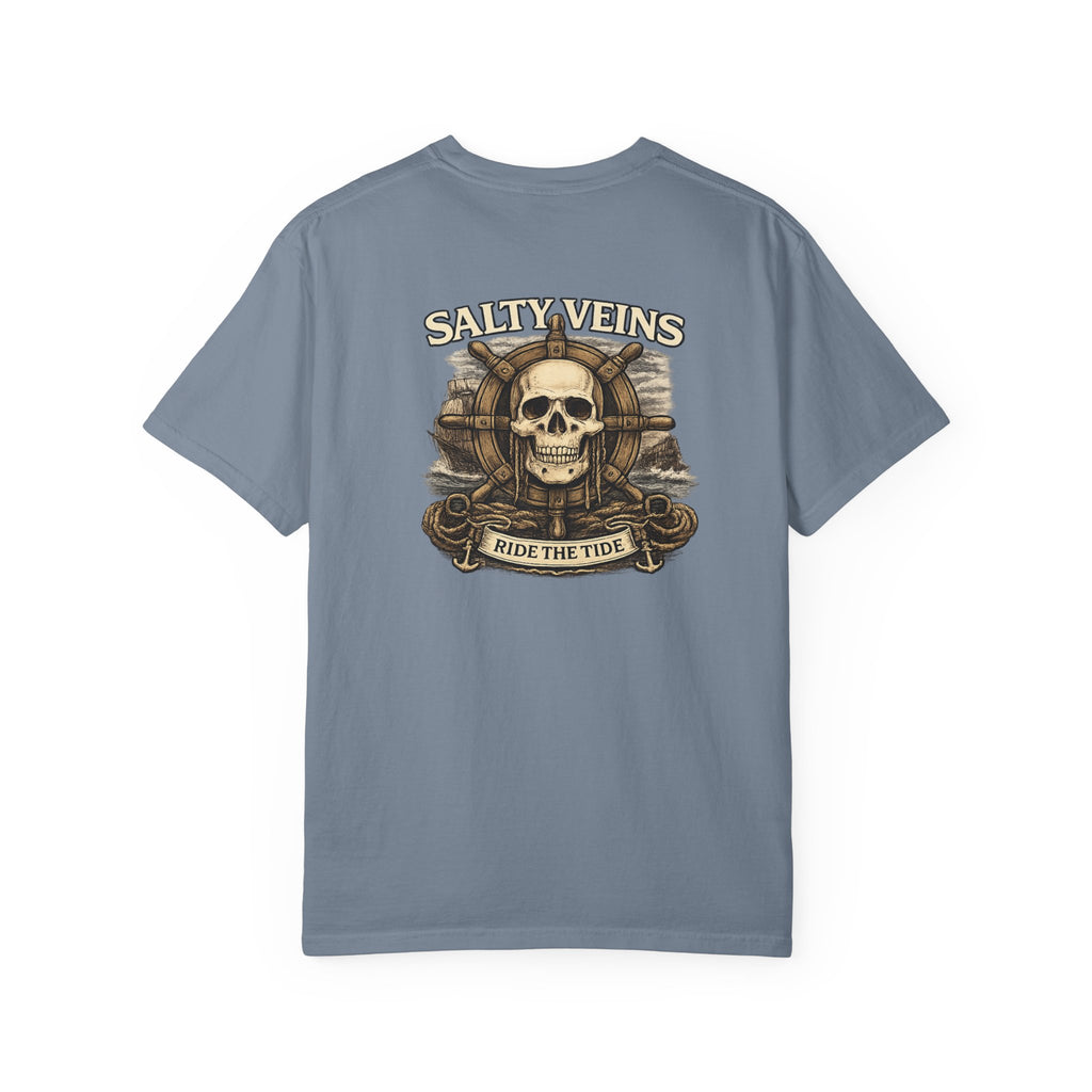 T-shirt Crâne & Casque Salty Veins