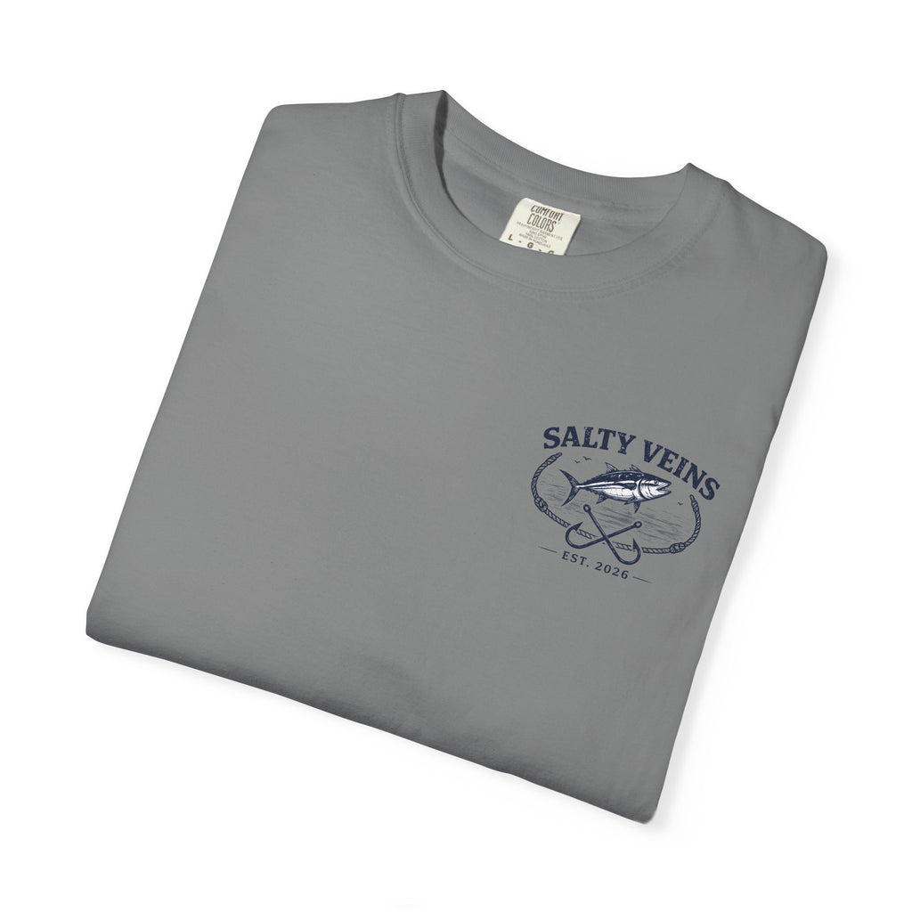 T-shirt de pêche Salty Veins Atlantic Born