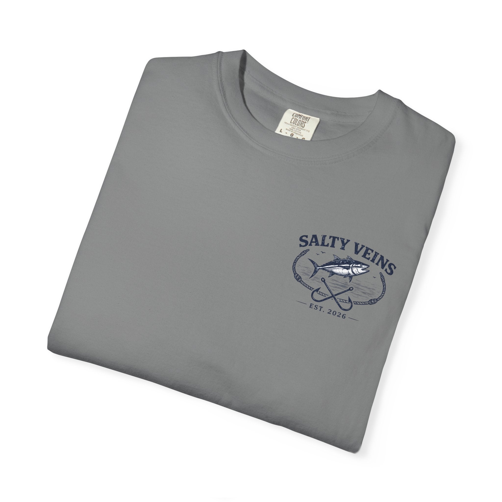 T-shirt de pêche Salty Veins Atlantic Born