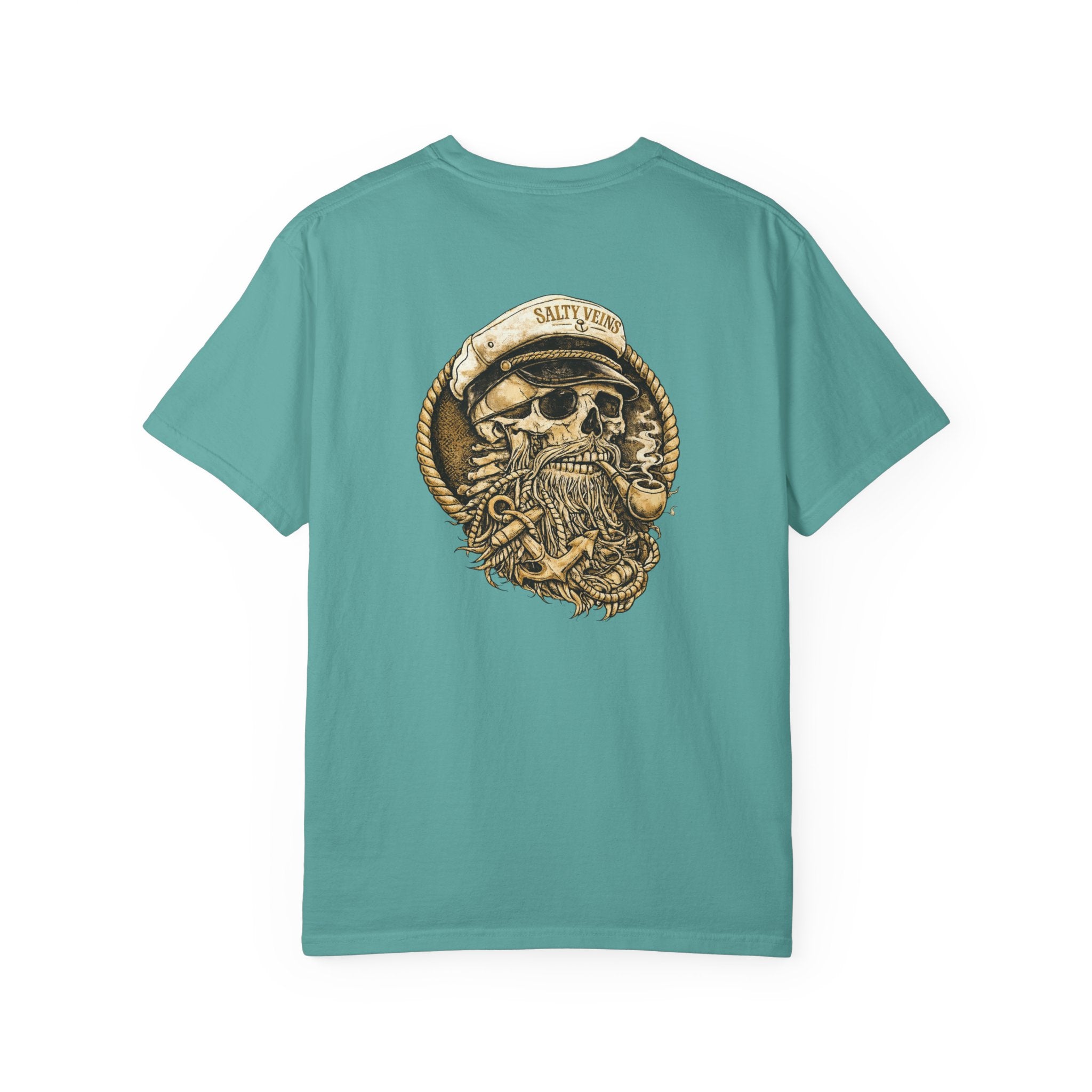 Salty Veins Skull Captain Tee