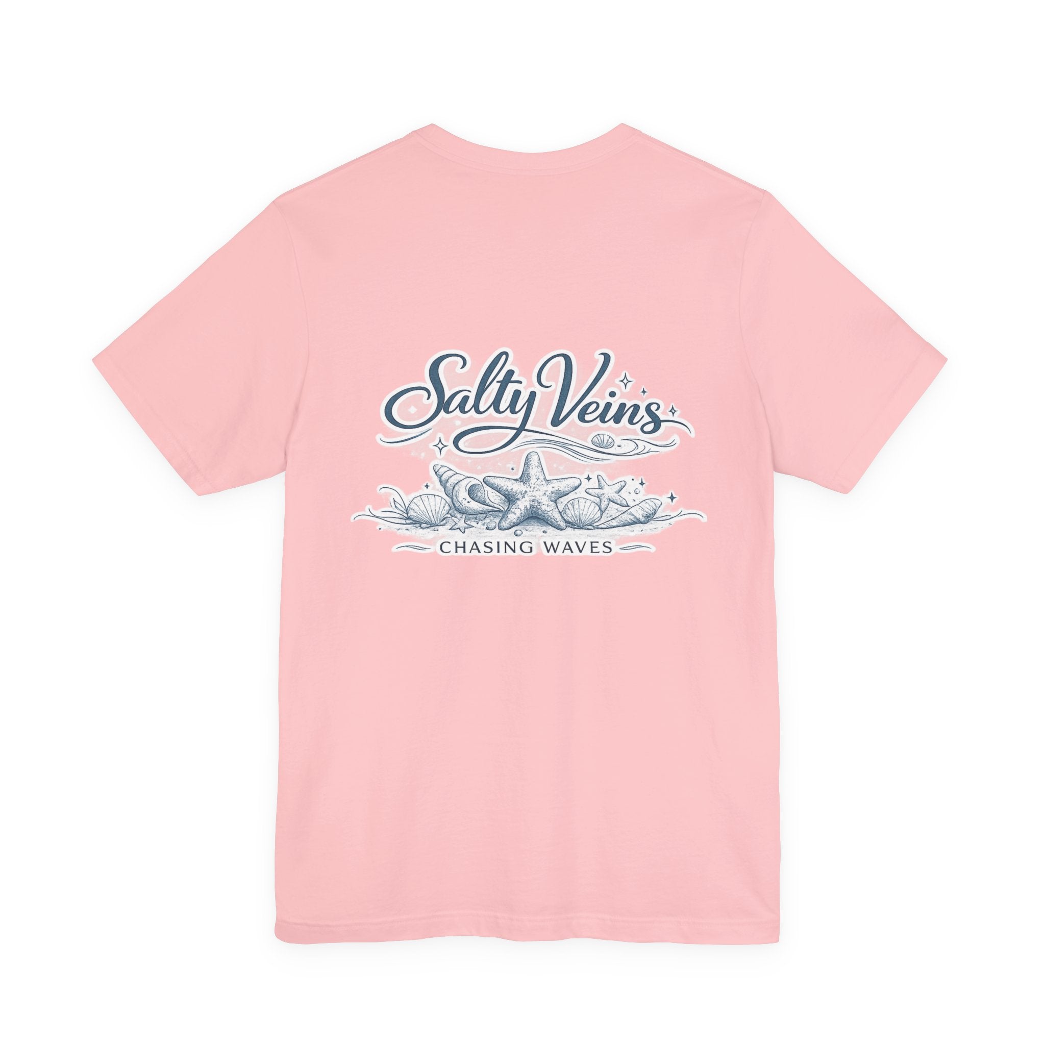 Salty Veins Beach Tee — Surf Graphic Short Sleeve Tee