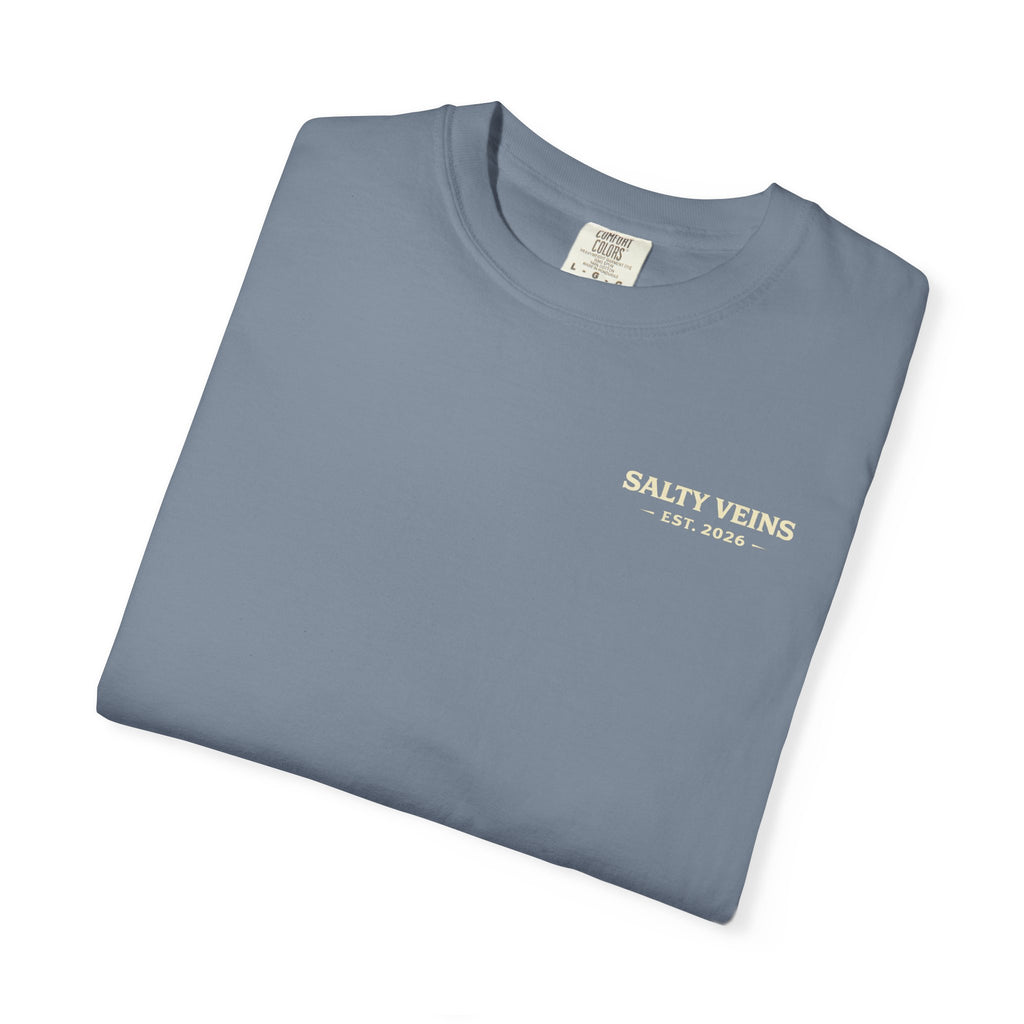 Salty Veins Guided by the Sea Lighthouse Tee