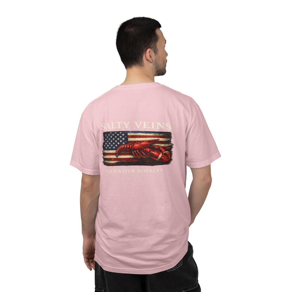 Salty Veins Cold Water Royalty Lobster Tee