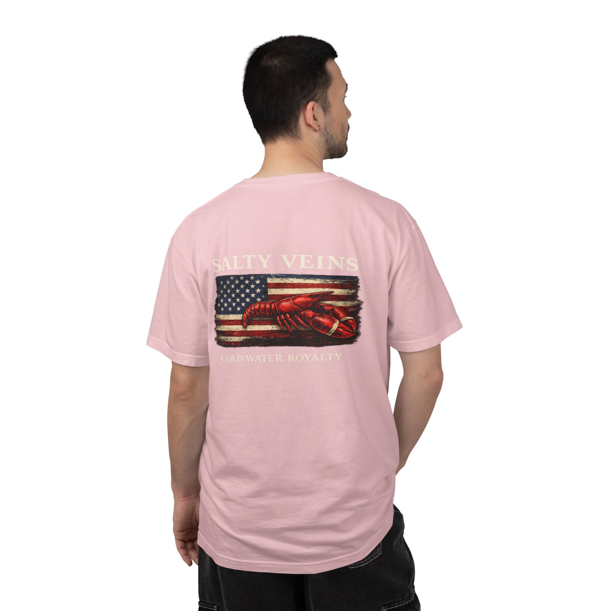 Salty Veins Cold Water Royalty Lobster Tee