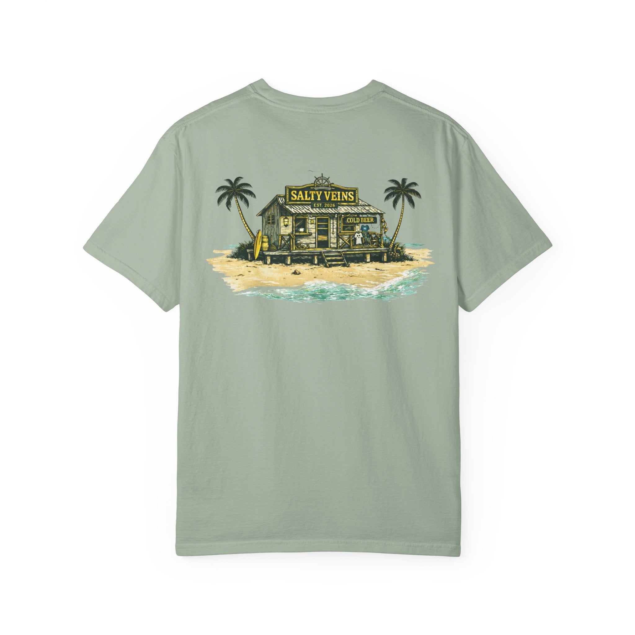 T-shirt Salty Veins Beach Shack