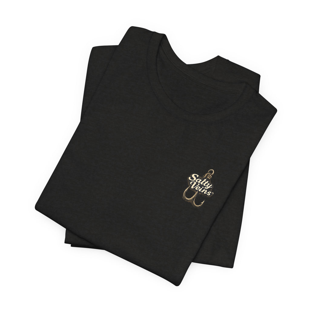 Salty Veins Hooked on the Salt Beach House Tee
