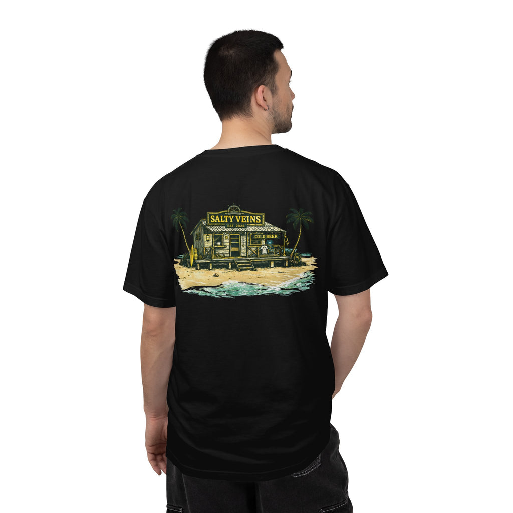 T-shirt Salty Veins Beach Shack