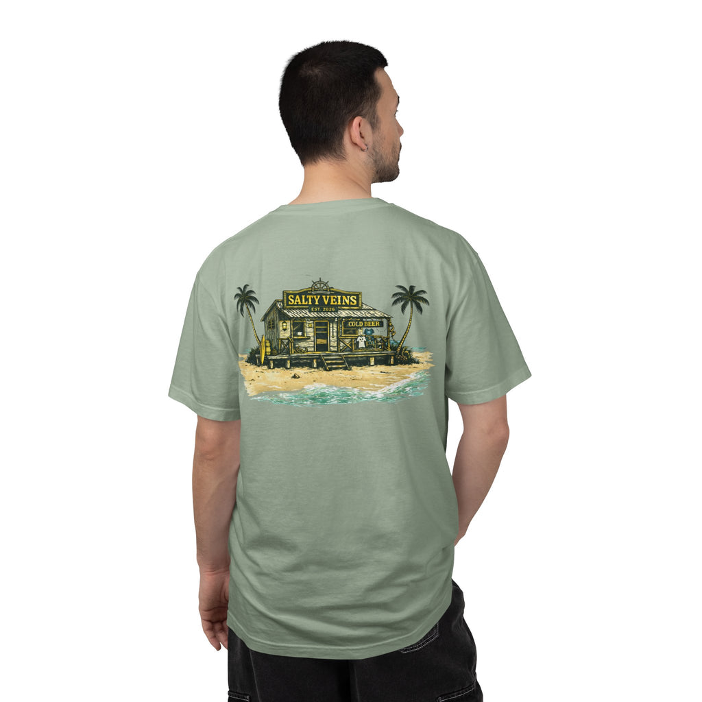 T-shirt Salty Veins Beach Shack