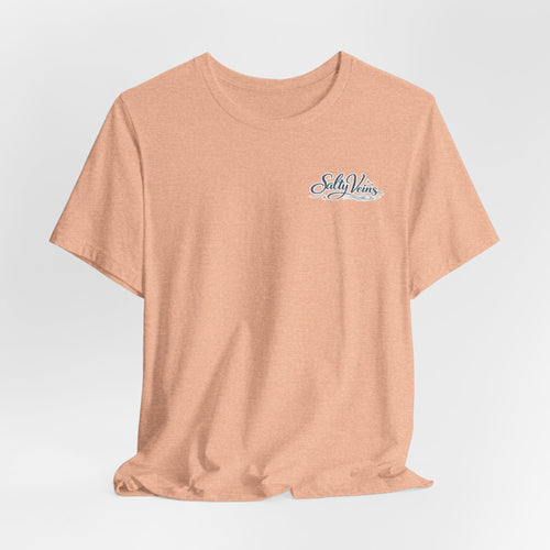 T-shirt Salty Veins Beach — T-shirt à manches courtes motif surf