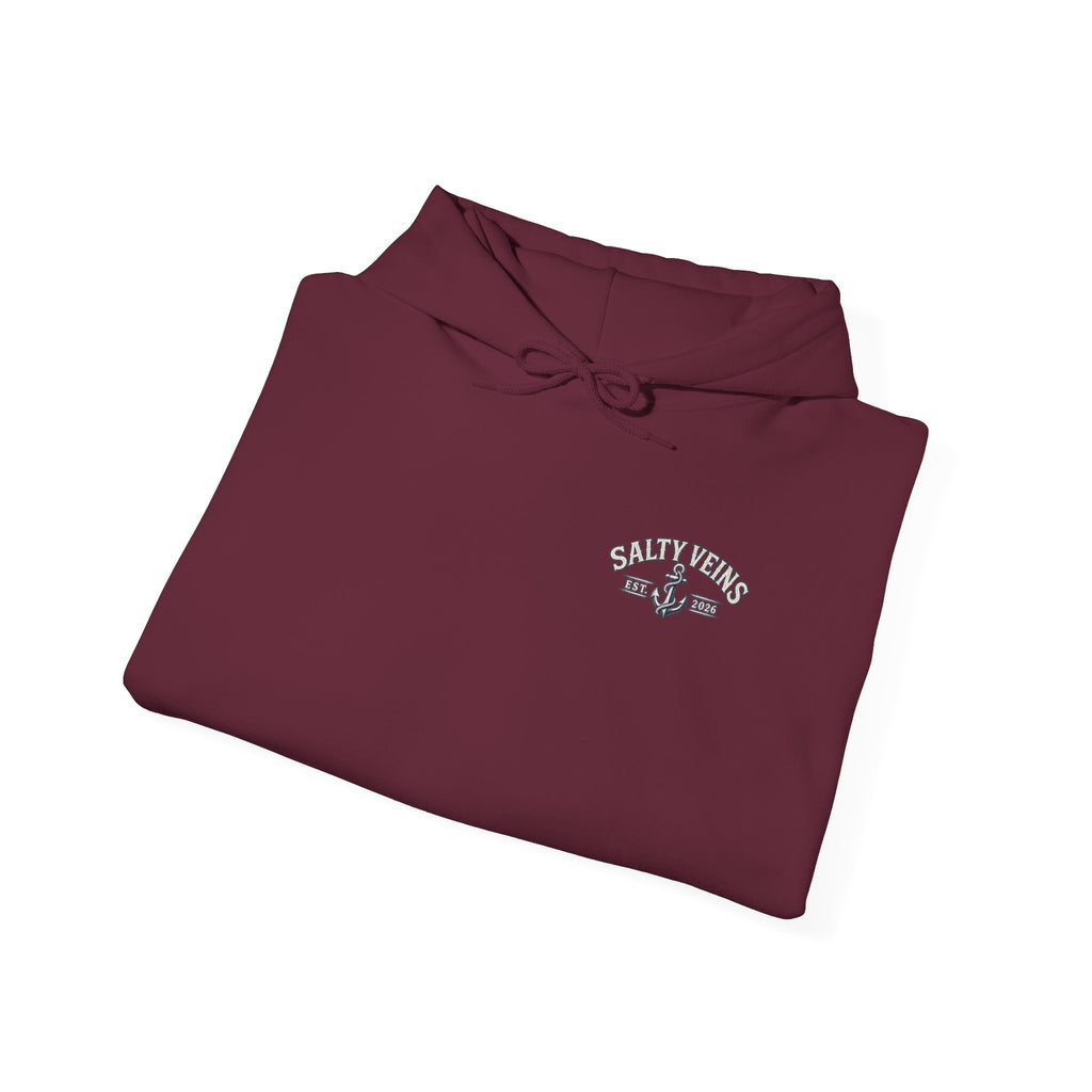 Salty Veins Support Local Fishermen Hoodie