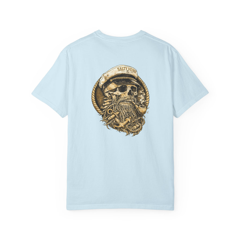 Salty Veins Skull Captain Tee