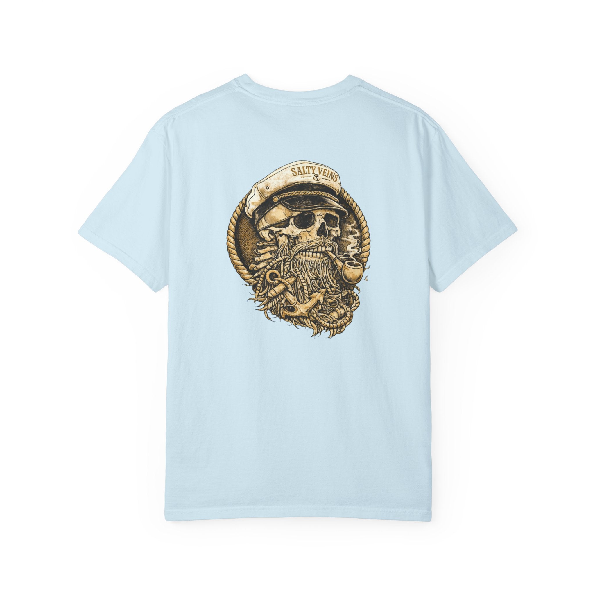 Salty Veins Skull Captain Tee