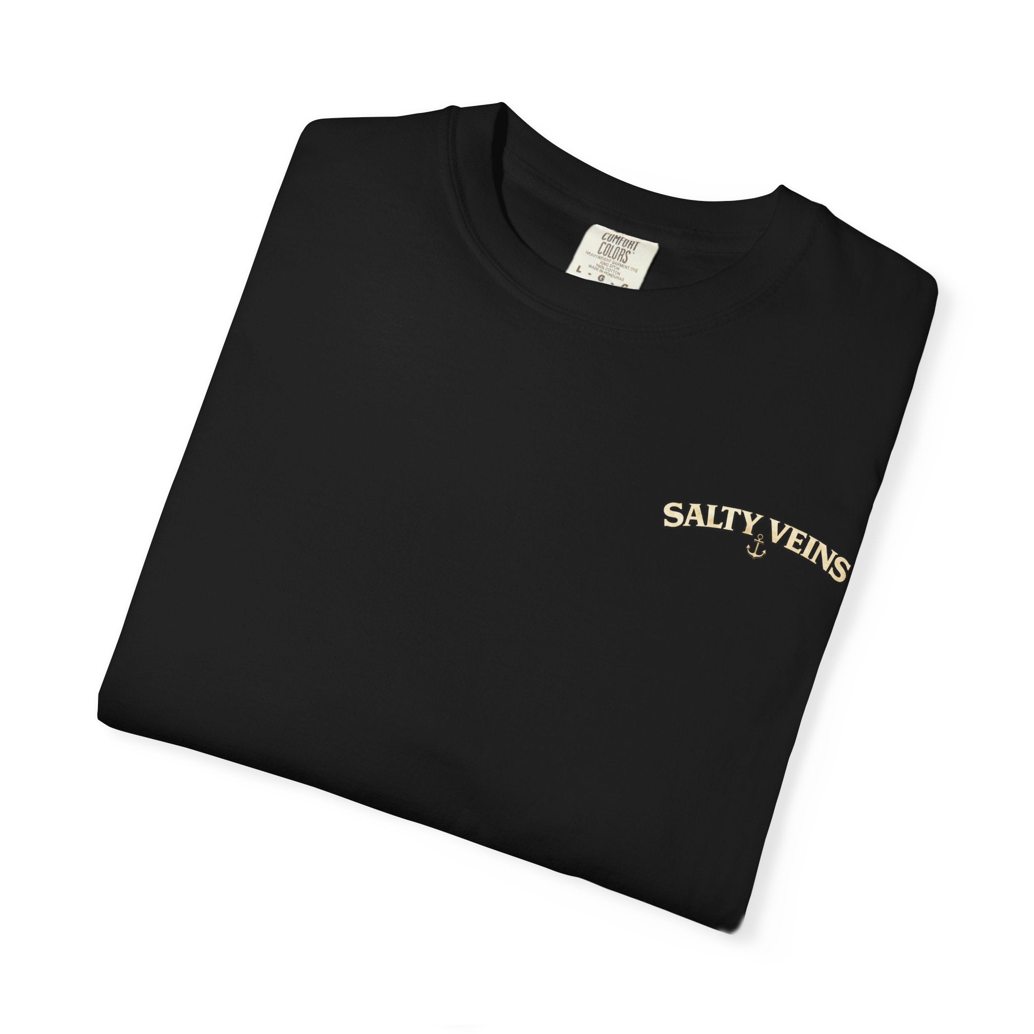 Salty Veins Skull Captain Tee