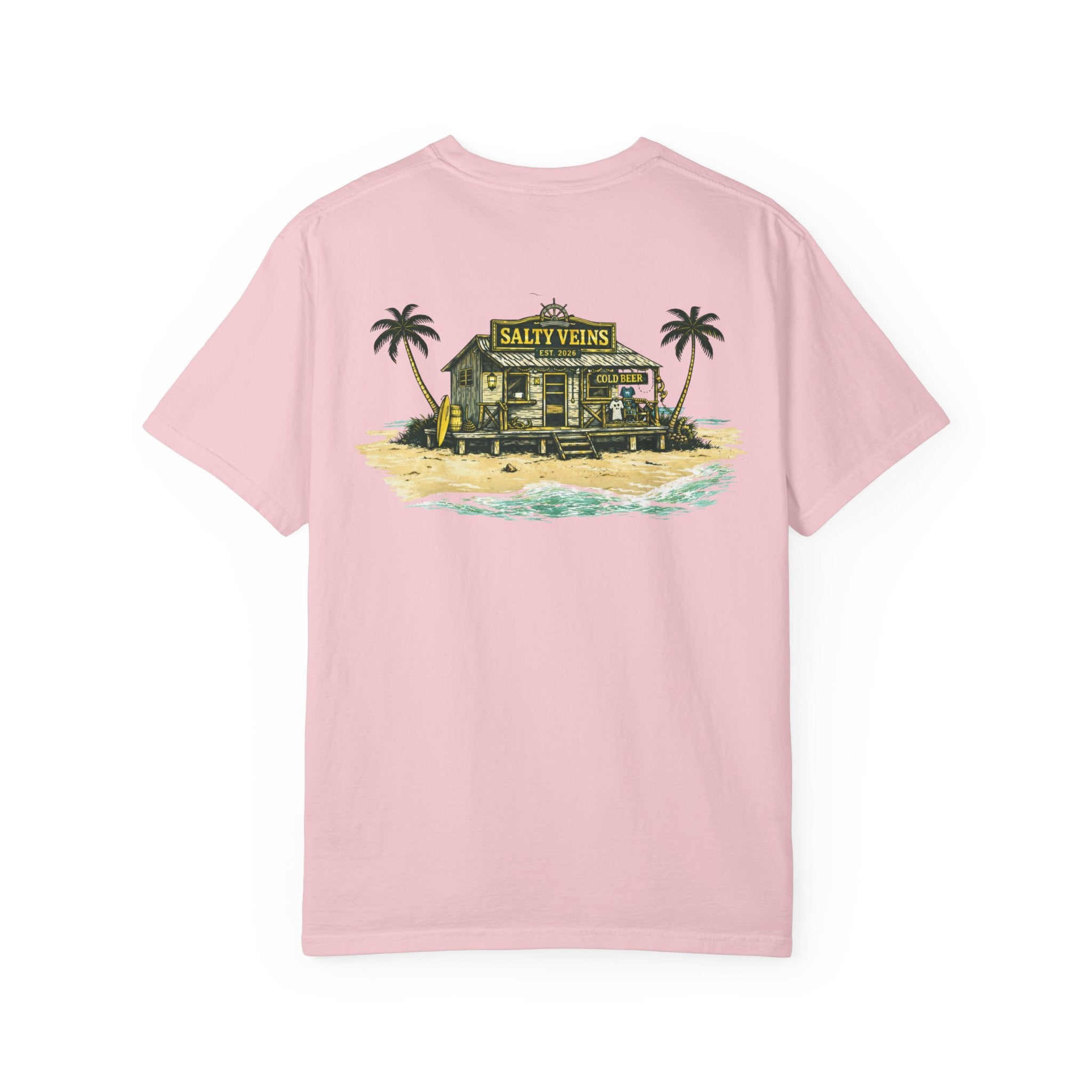 T-shirt Salty Veins Beach Shack