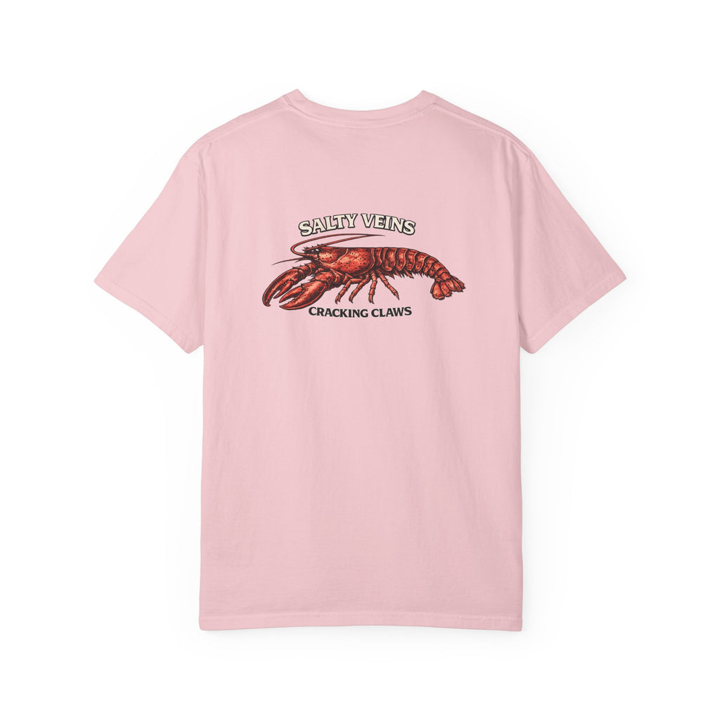 T-shirt Homard Salty Veins — T-shirt graphique « Cracking Claws »