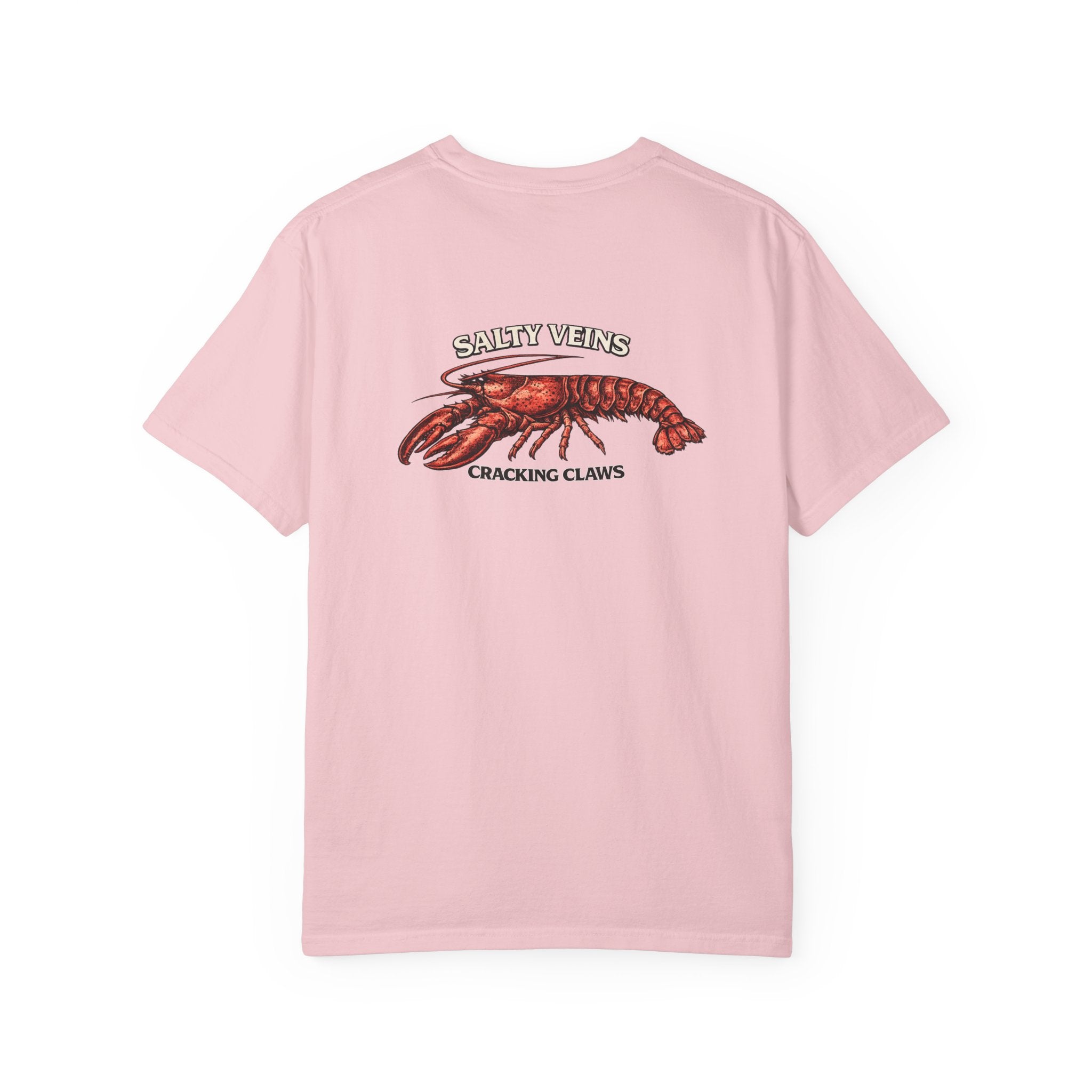 T-shirt Homard Salty Veins — T-shirt graphique « Cracking Claws »