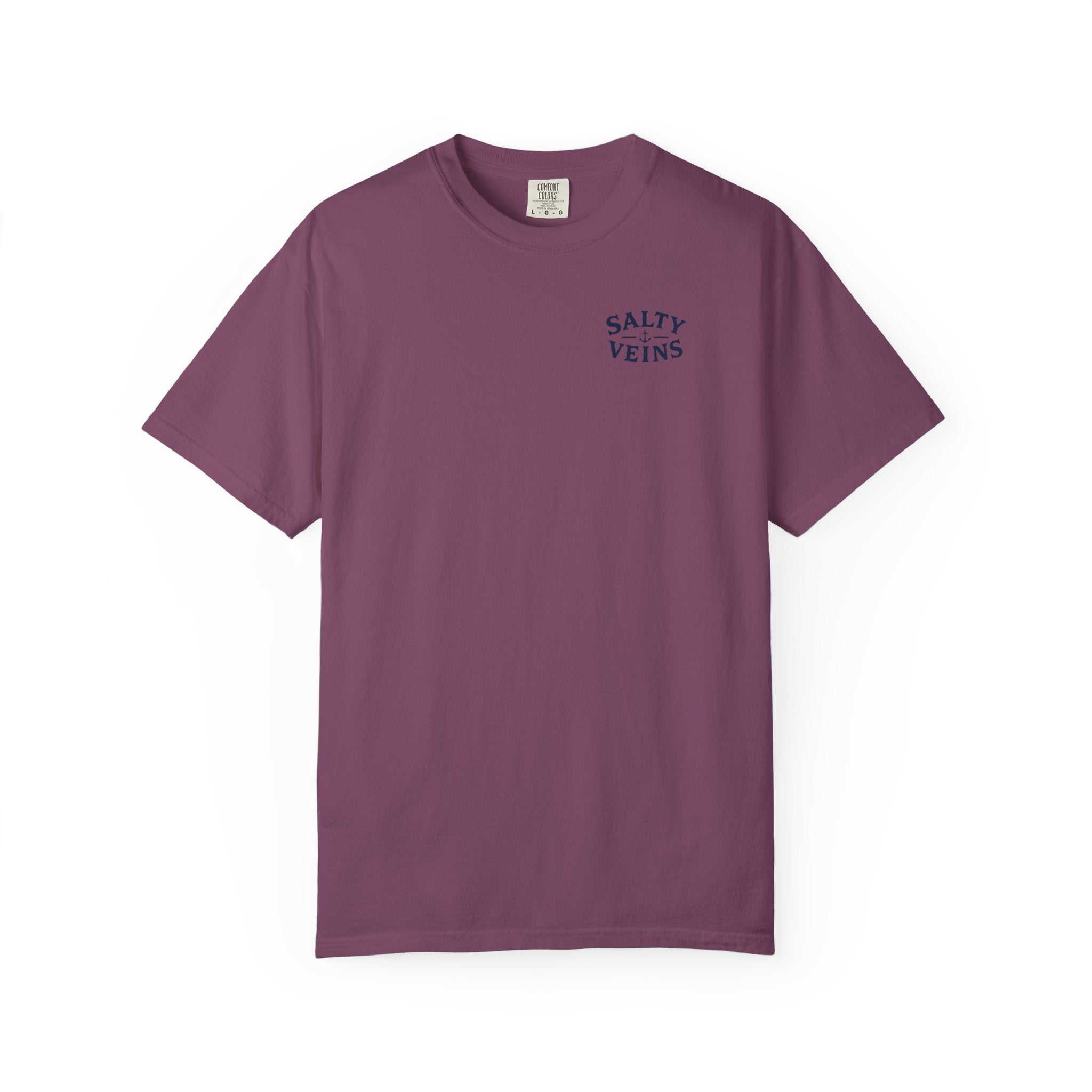 Salty Veins Off the Clock Tee
