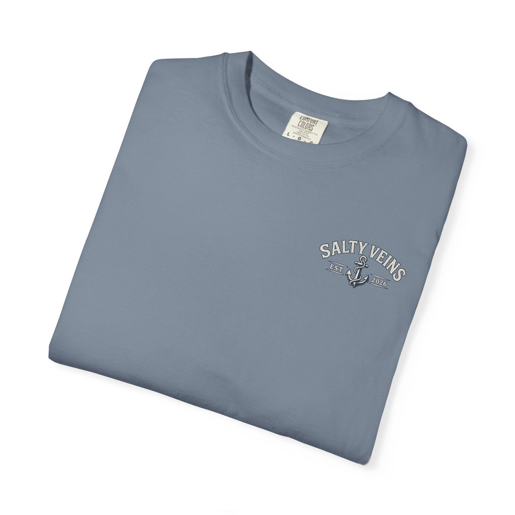 Salty Veins Support Local Fisherman Tee