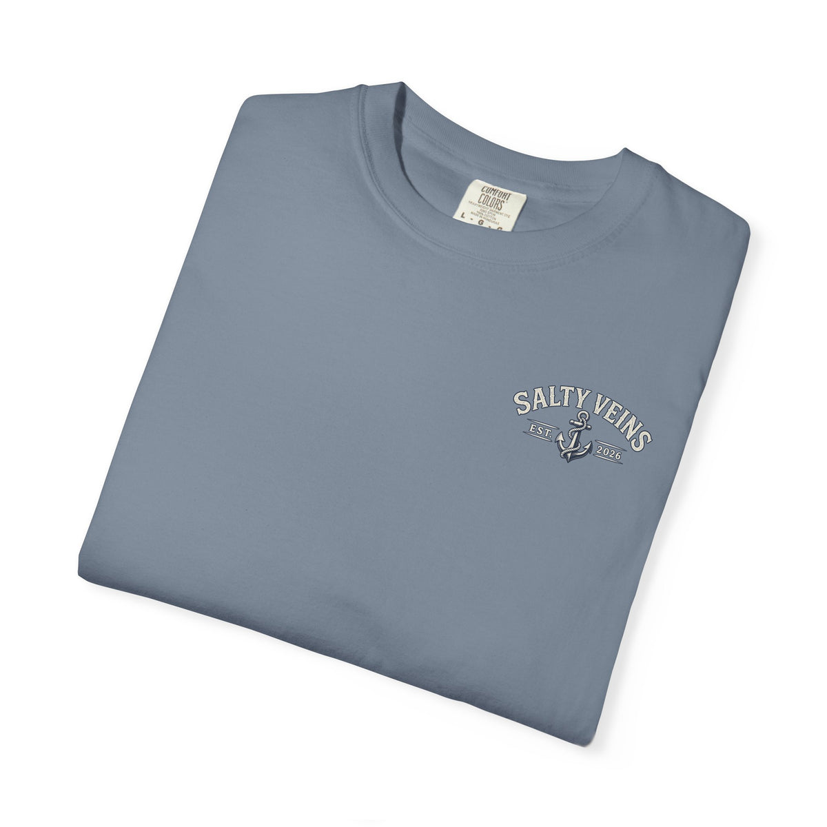 Salty Veins Support Local Fisherman Tee