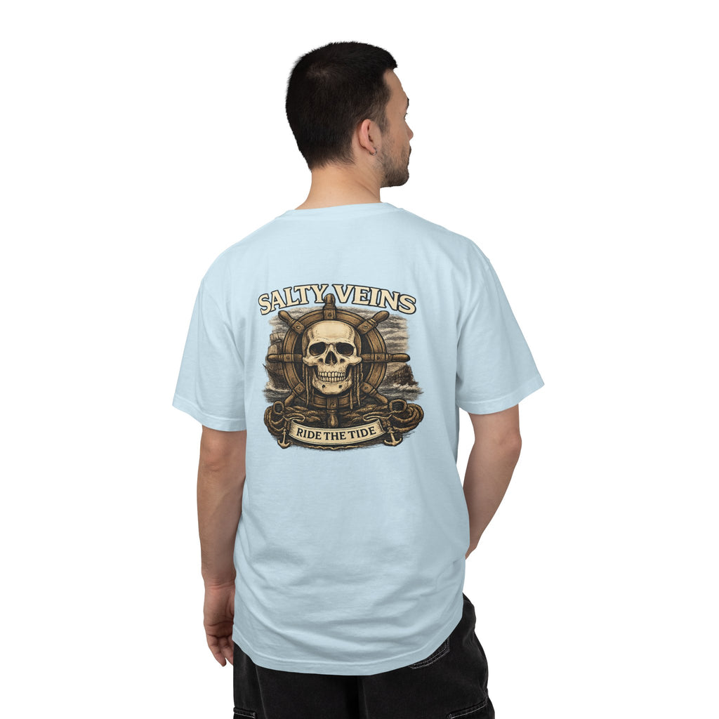 T-shirt Crâne & Casque Salty Veins