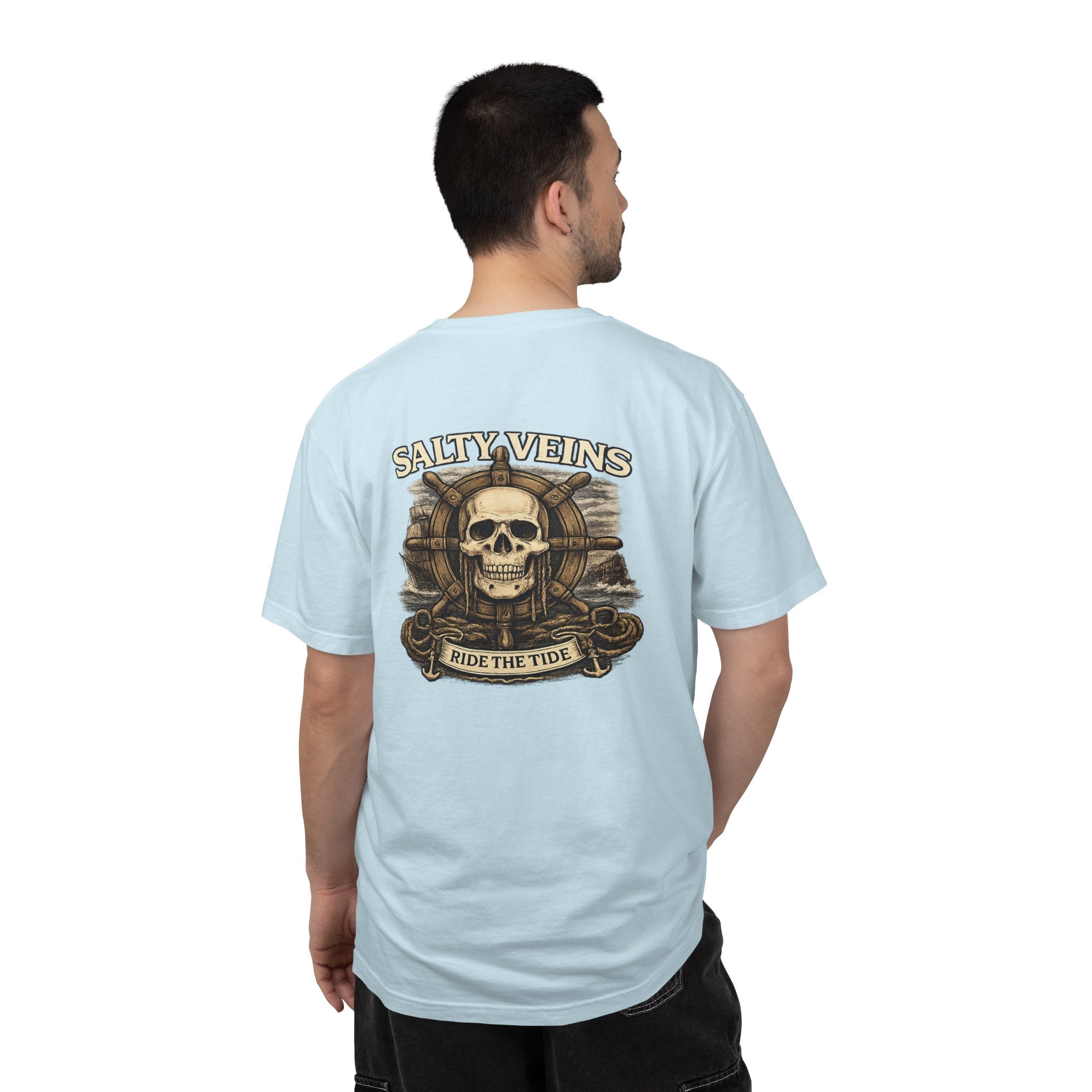 T-shirt Crâne & Casque Salty Veins