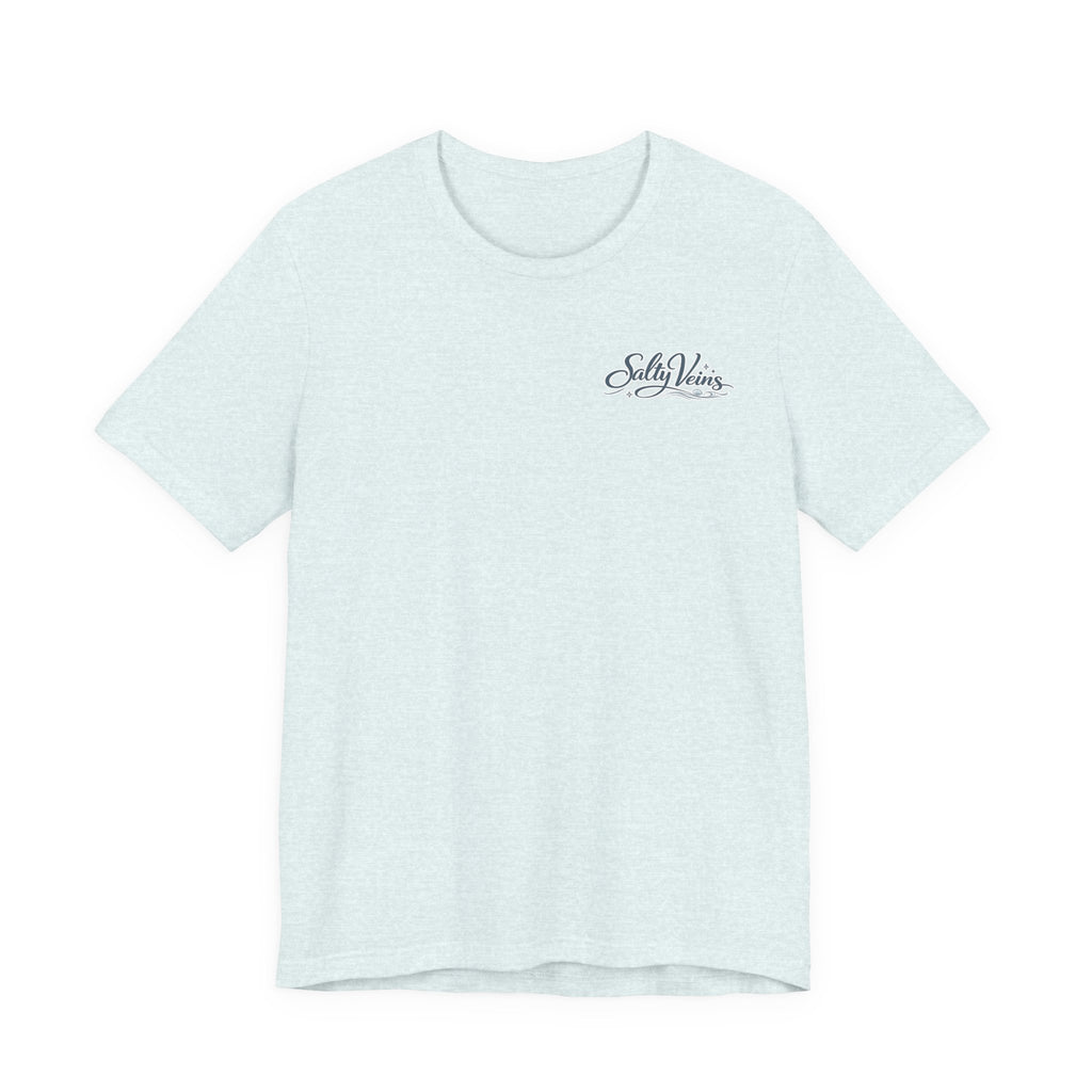 Salty Veins Beach Tee — Surf Graphic Short Sleeve Tee