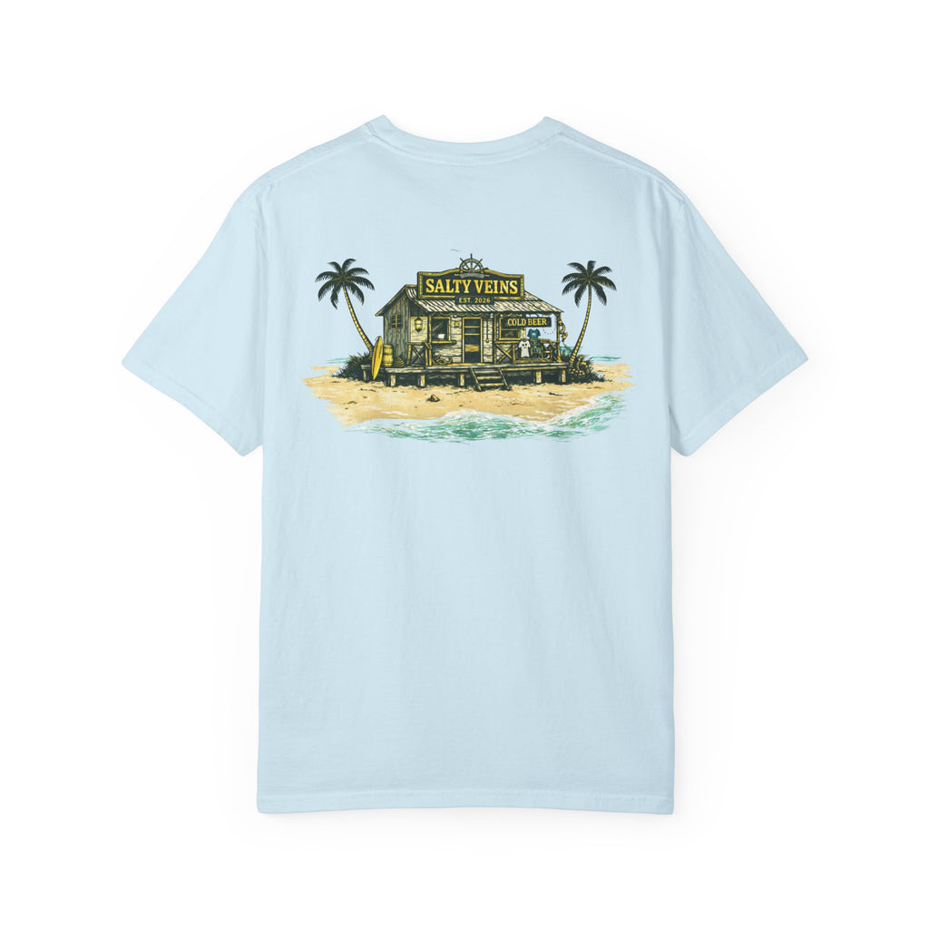 T-shirt Salty Veins Beach Shack