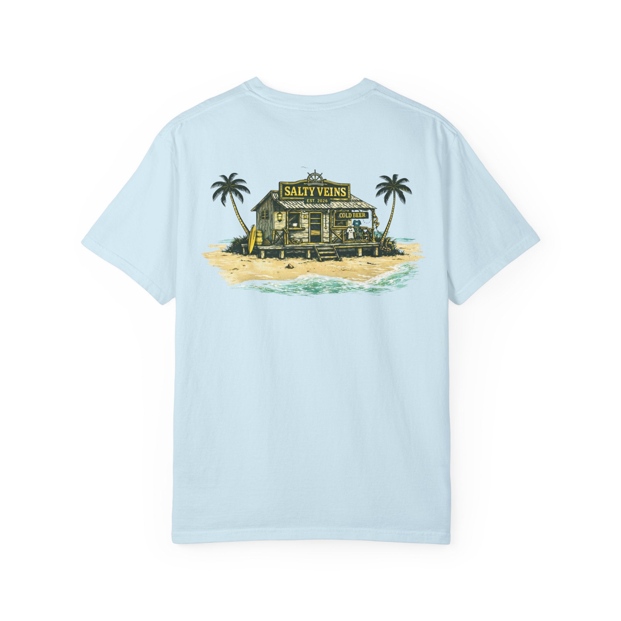 T-shirt Salty Veins Beach Shack