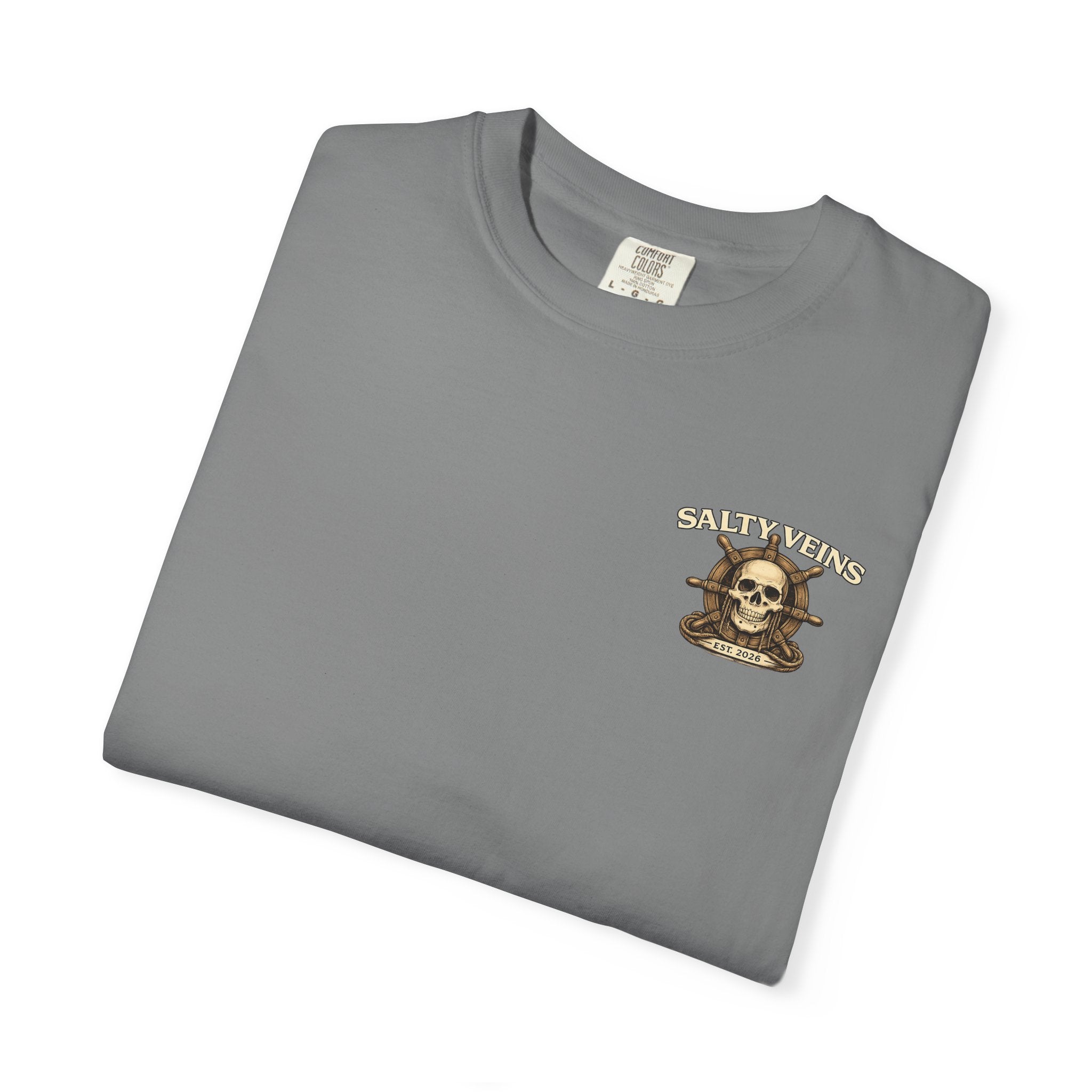 T-shirt Crâne & Casque Salty Veins