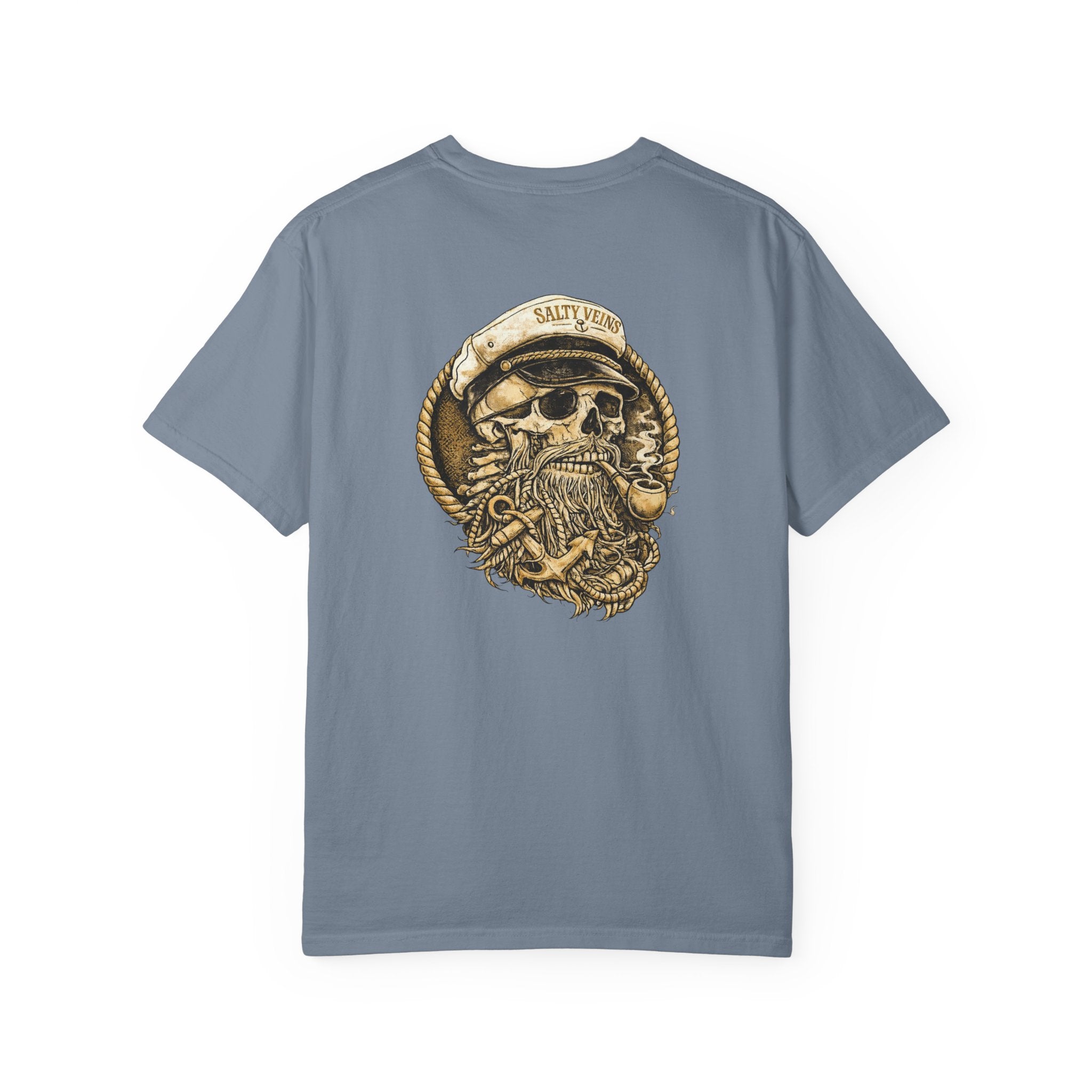 Salty Veins Skull Captain Tee