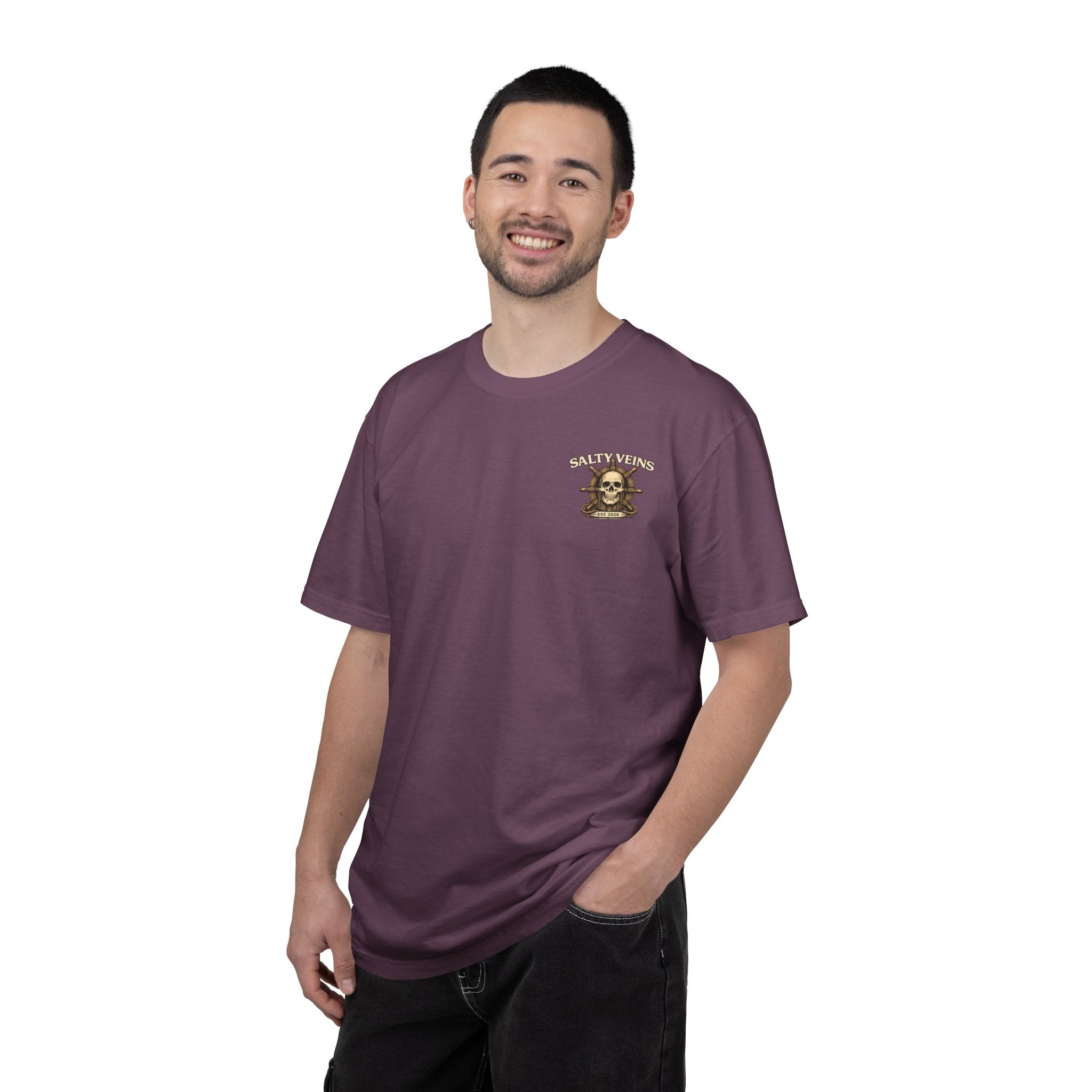 T-shirt Crâne & Casque Salty Veins