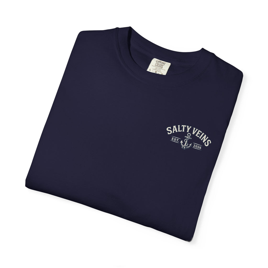Salty Veins Support Local Fisherman Tee