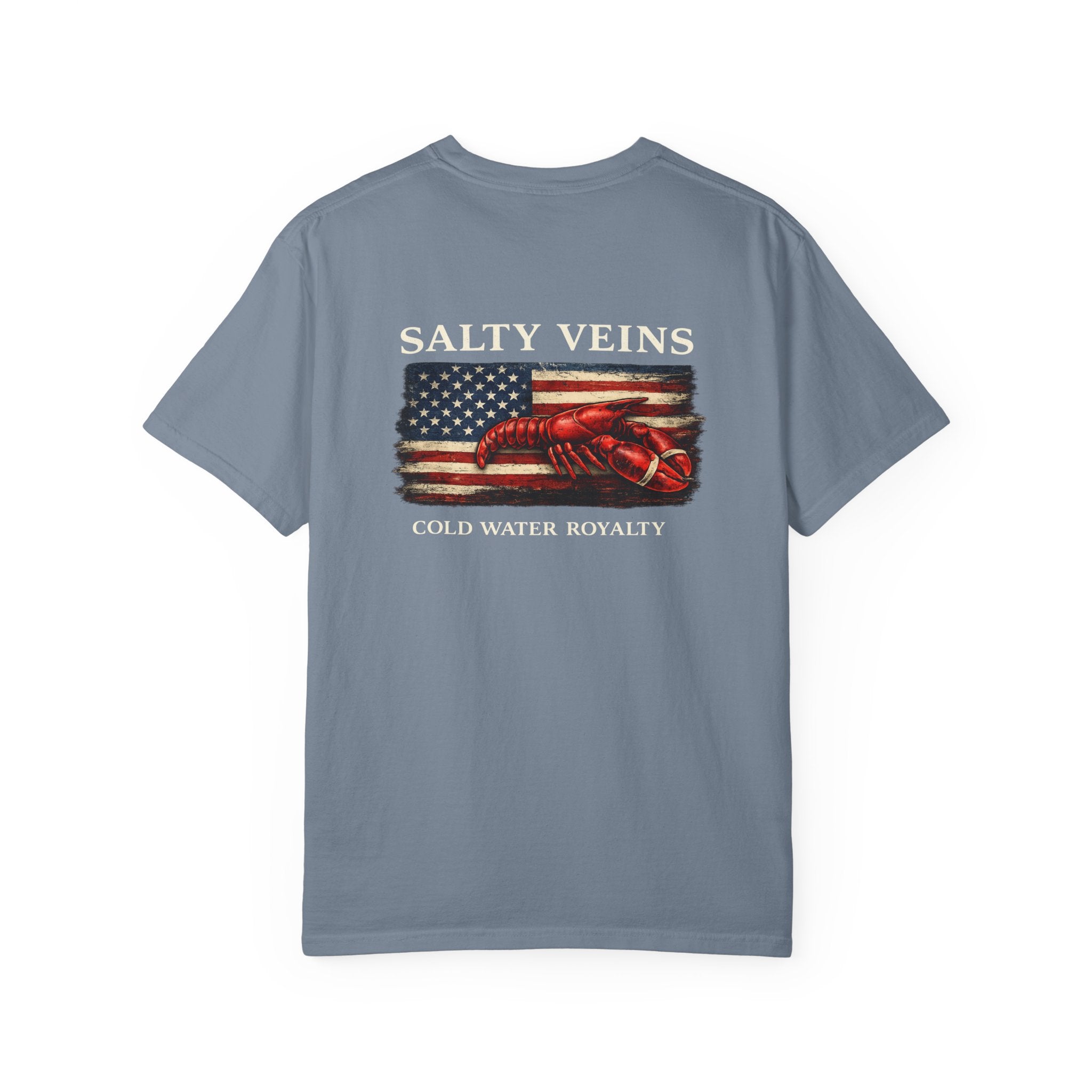 Salty Veins Cold Water Royalty Lobster Tee