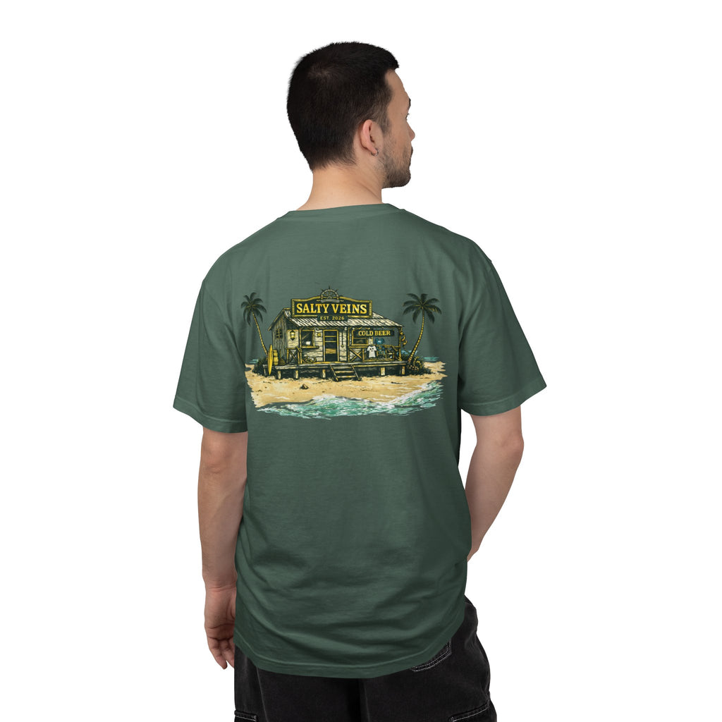 T-shirt Salty Veins Beach Shack