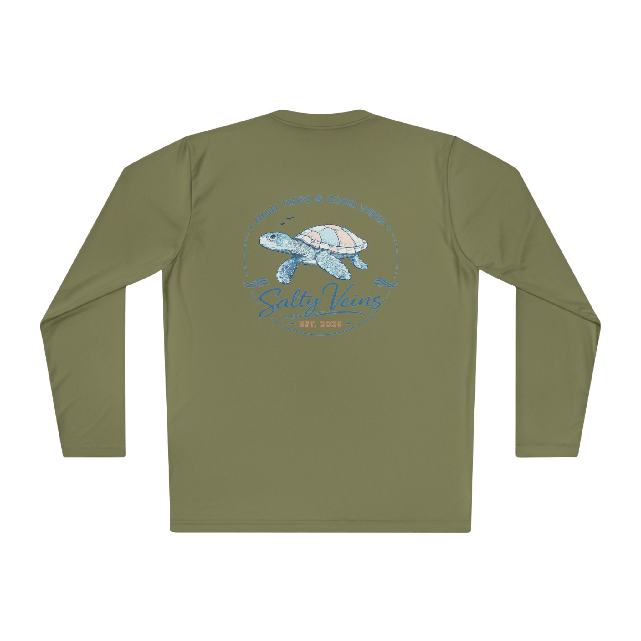 Salty Veins Sea Turtle Long Sleeve