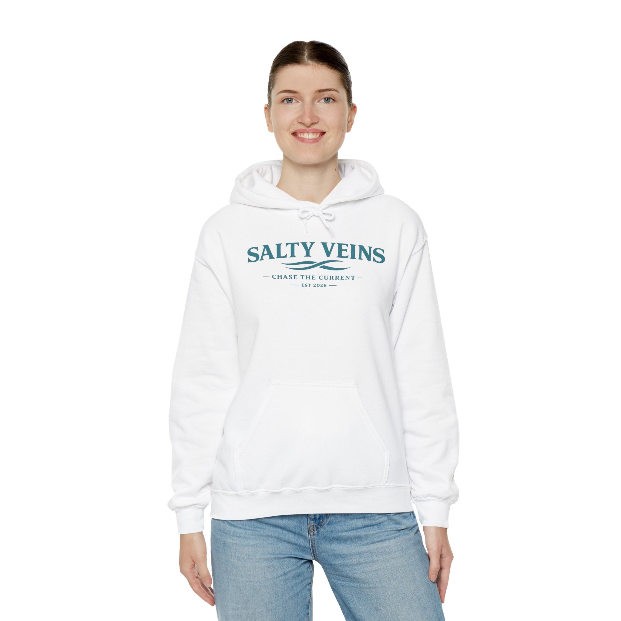 Salty Veins Hoodie — Chase the Current Sweatshirt