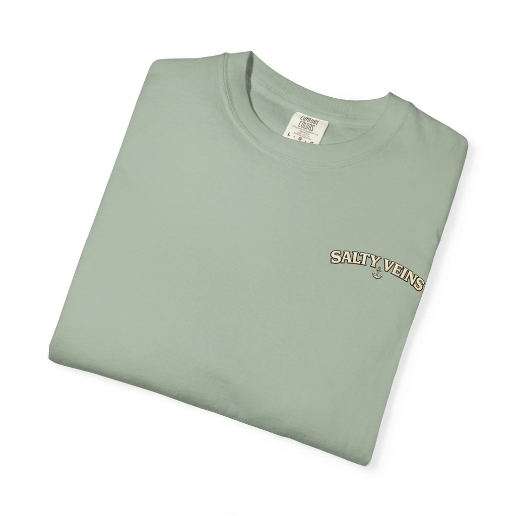 Salty Veins Skull Captain Tee