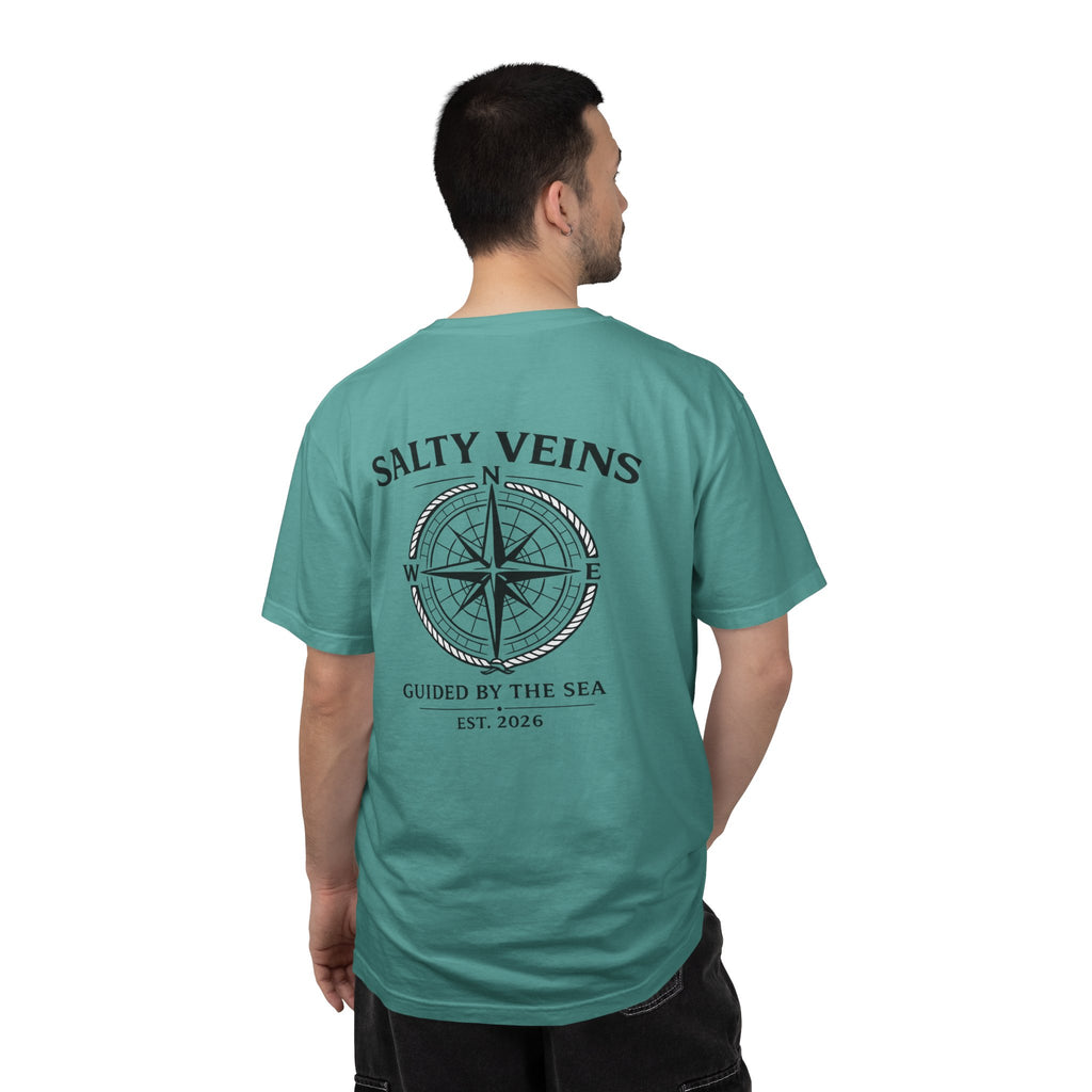 T-shirt "Guided by the Sea" Rose des Vents Salty Veins