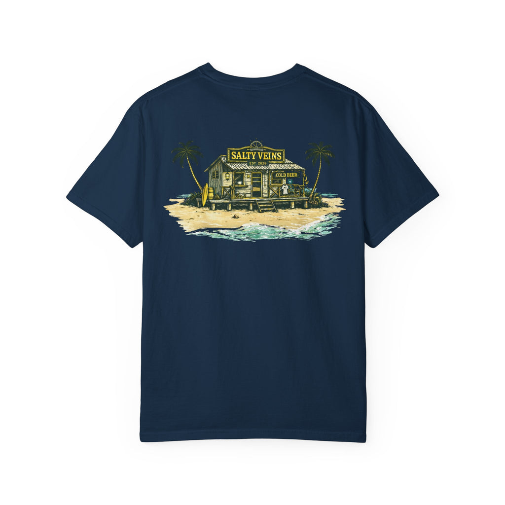 T-shirt Salty Veins Beach Shack