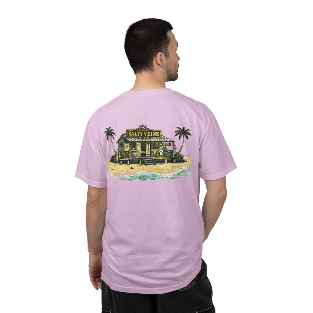T-shirt Salty Veins Beach Shack