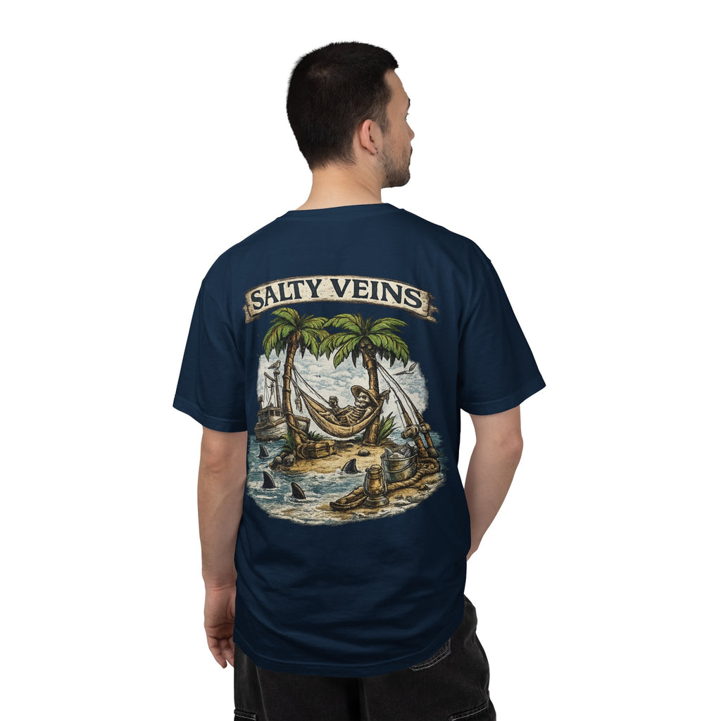 Salty Veins Beach Scene Tee