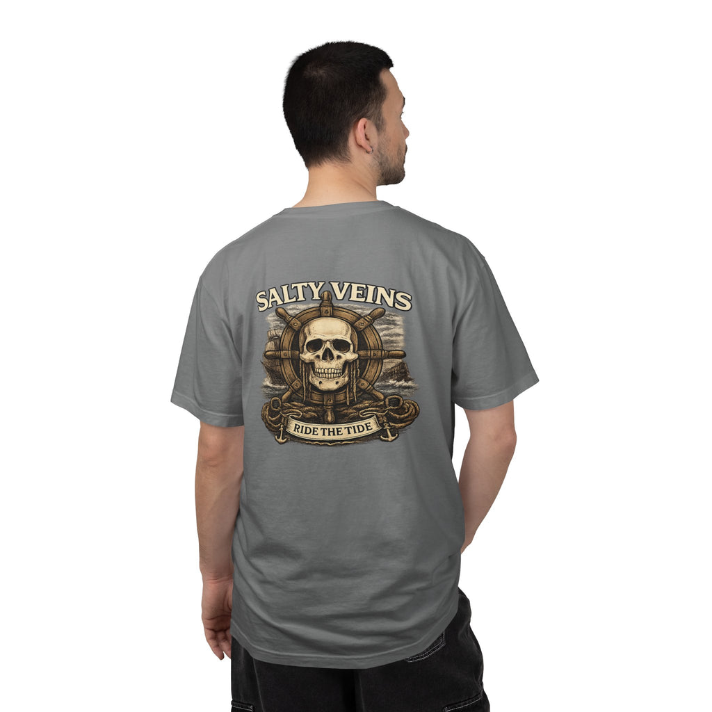 T-shirt Crâne & Casque Salty Veins