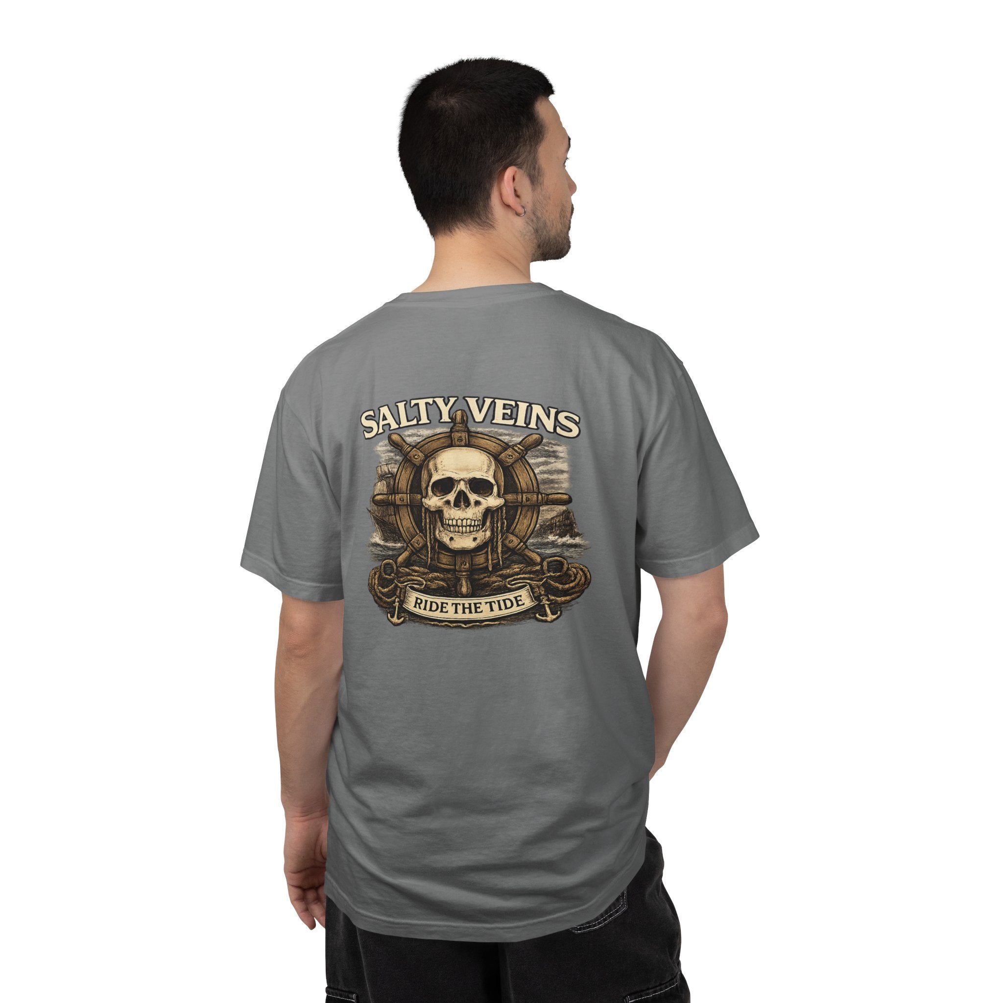 T-shirt Crâne & Casque Salty Veins